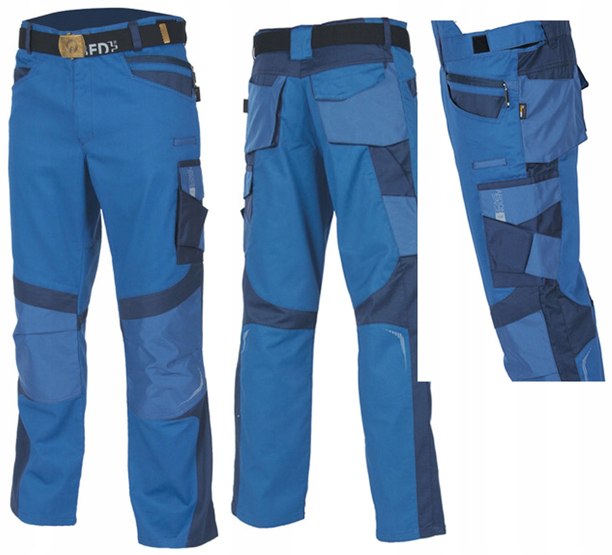 Pracovní kalhoty Cordura Reflexní zesílení Kapsy EN340 Neb, 58
