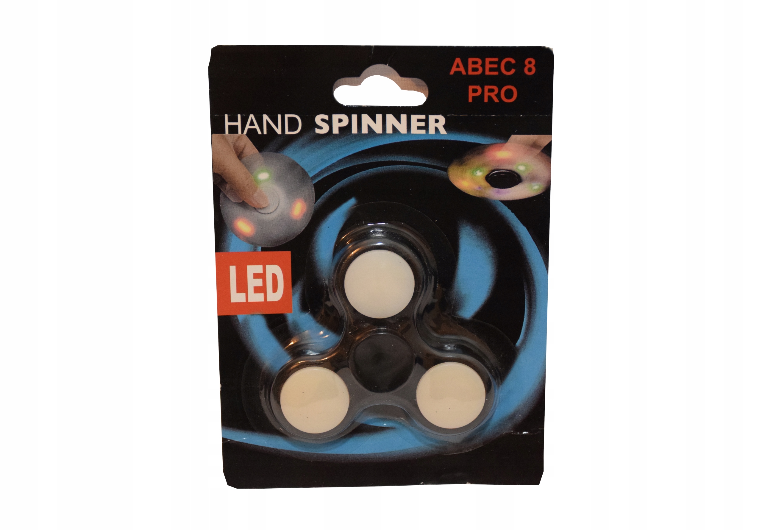 HAND FIDGET SPINNER LED CZARNY Rodzaj Fidget Spinner