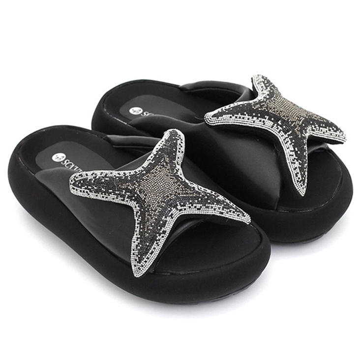 Nazouváky Sca'viola S-372 Black černé Kůže VEL.38