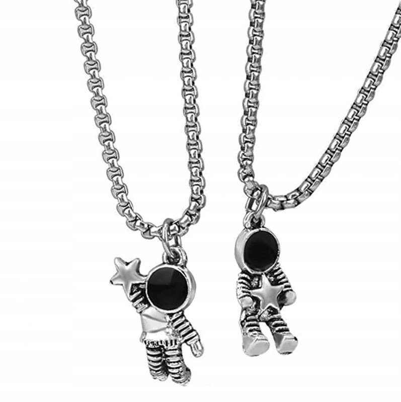 

Naszyjnik Przyjaźni best friends astronauci kosmos