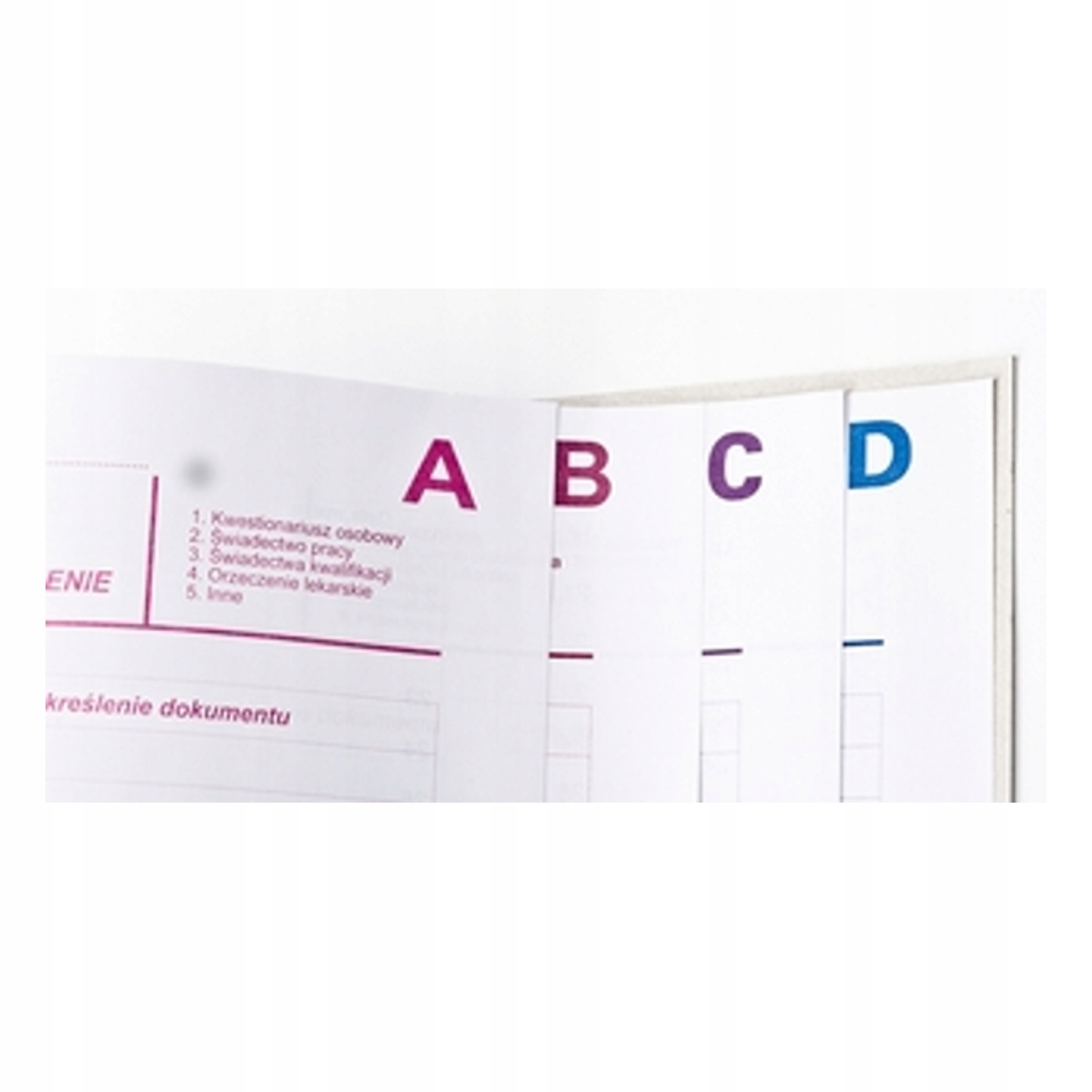 TECZKA DO AKT OSOBOWYCH 0098 A'10