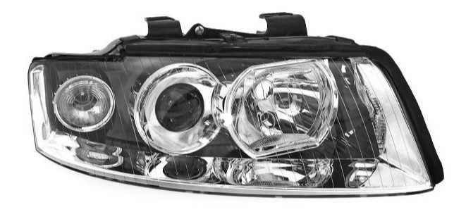 REFLEKTORY LAMPY L+P KPL AUDI A4 B6 00-04 Strona zabudowy lewe + prawe