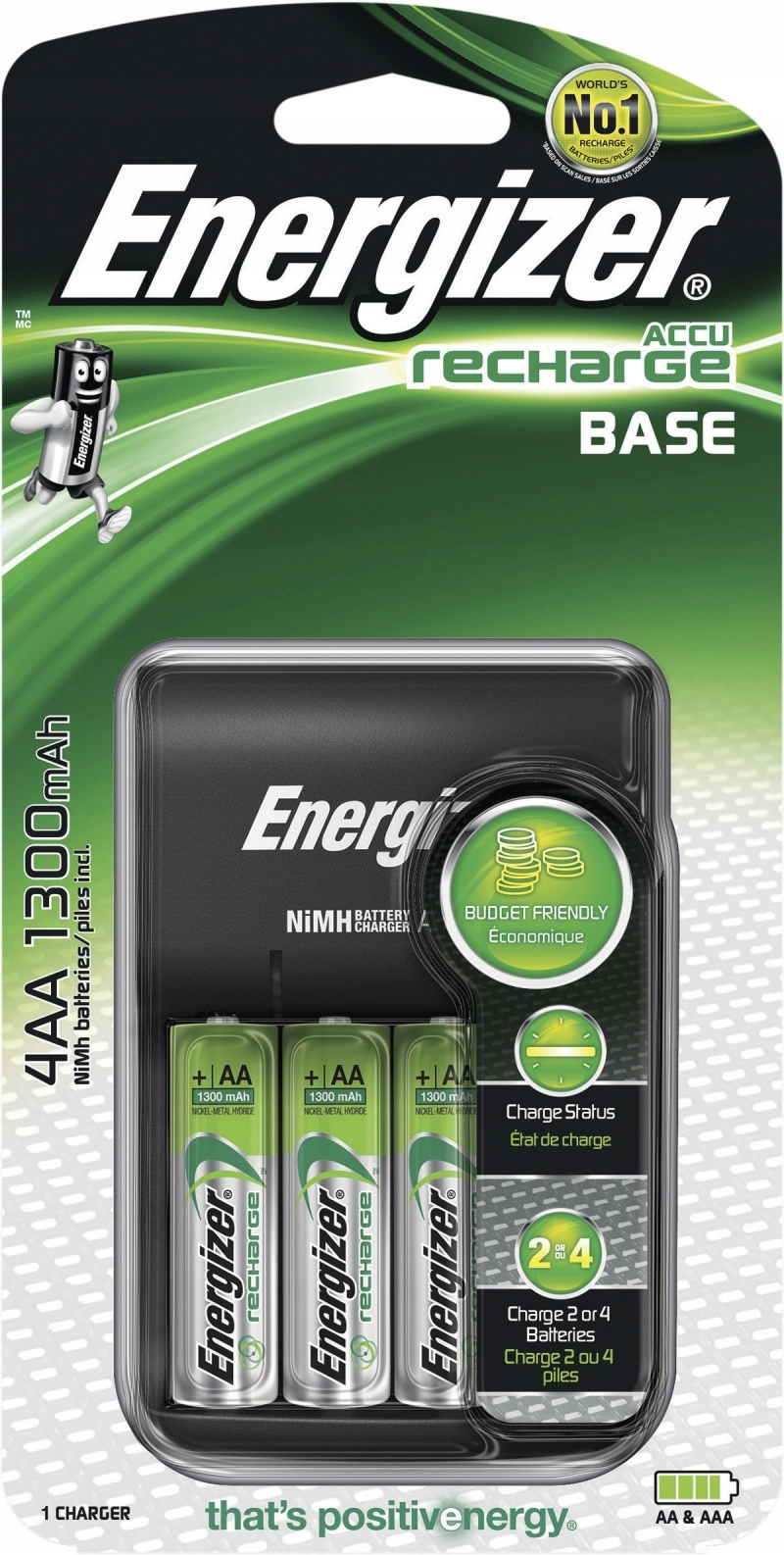 Ładowarka Energizer Base 4szt akumulatorków Aa