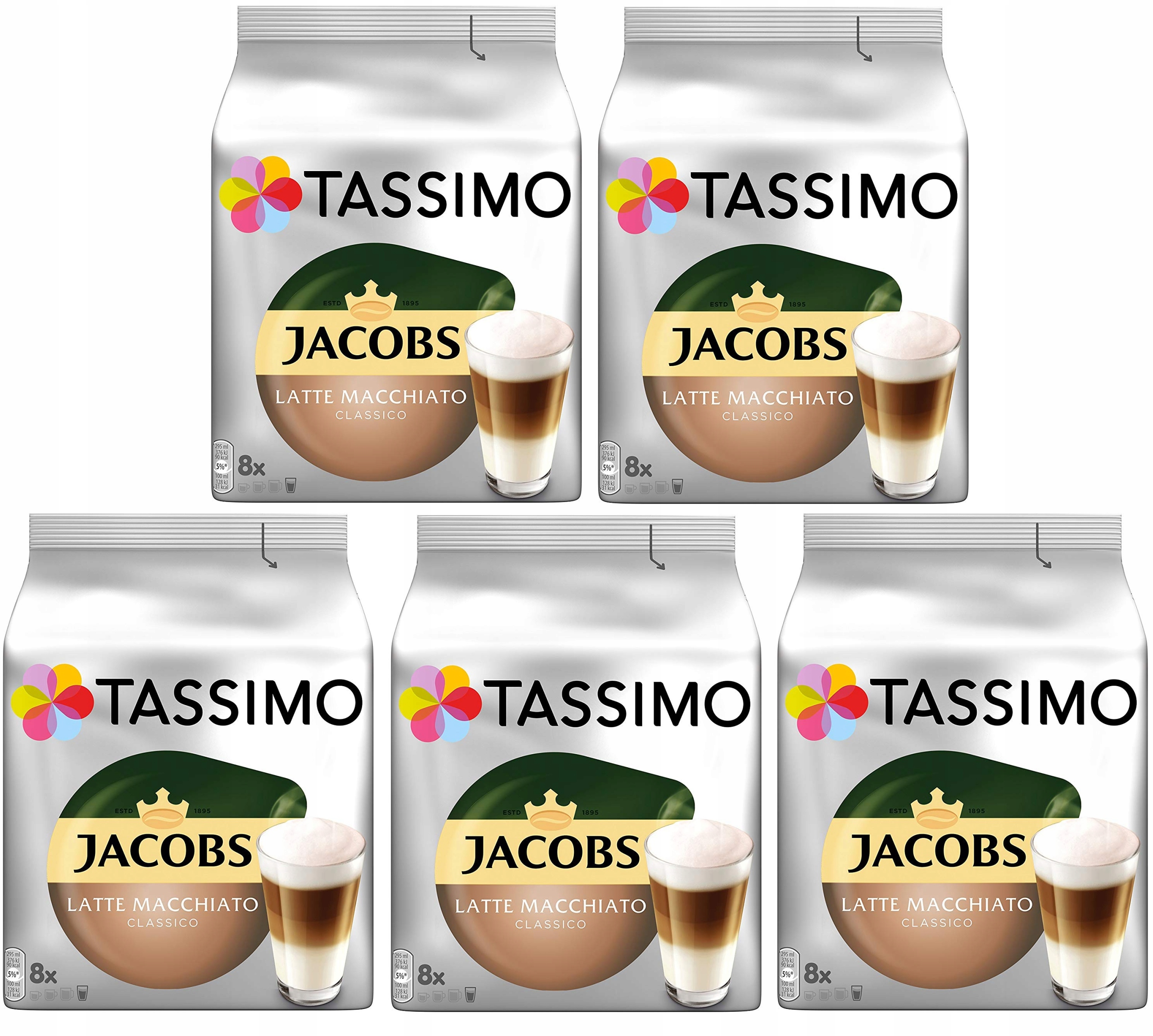 Levně Kapsle 5 x 16 Tassimo Latte Macchiato Classico
