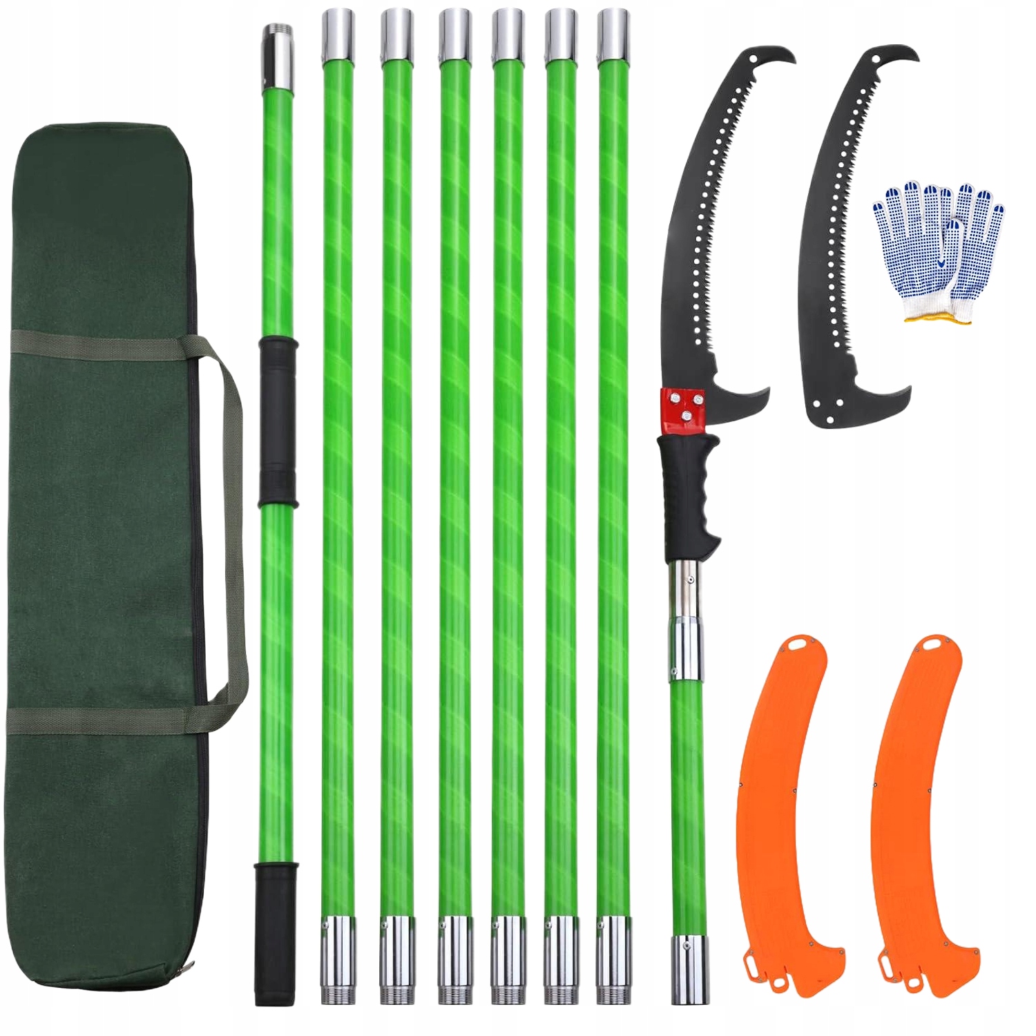 Pila Na Řezání Větví S Tyčovým Míčem, Teleskopická, Ruční, 8 M