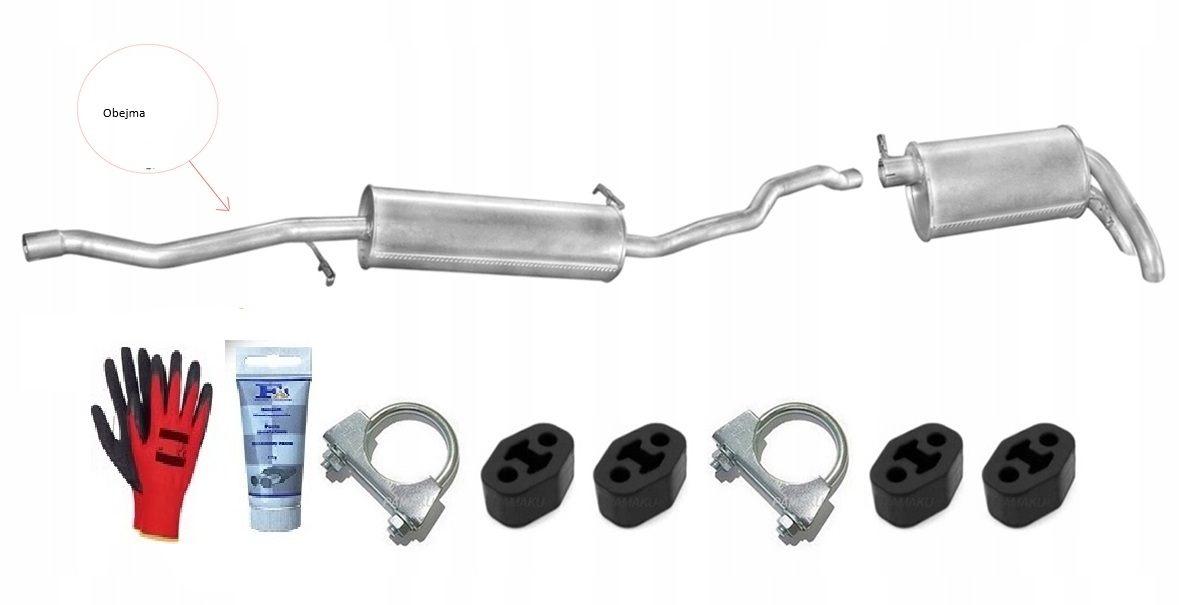 Seat Alhambra 1.9 2.0 Tdi (2002-2010) Tlumič Tlumič Výfuku