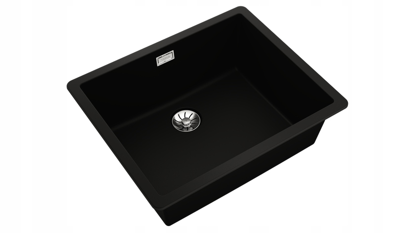 Teka zlewozmywak syntetyczny Radea R10 50.40 M-tg Black Carbon 115230051