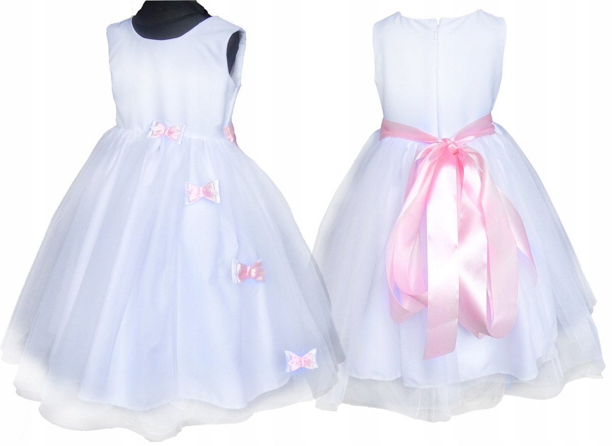 Sukienka dla druhny wesele ślub polska 74/80