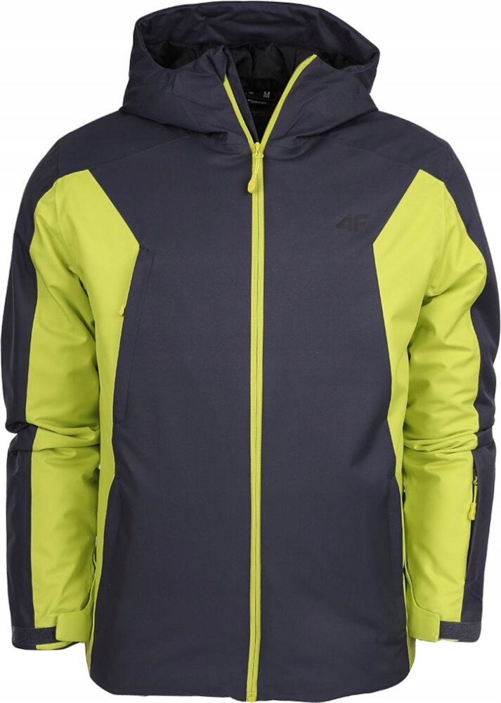 Pánská Lyžařská Bunda 4F Šedo-zelená H4Z22 KUMN002 22S vel. M