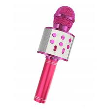 MIKROFON KARAOKE Z GŁOŚNIKIEM BLUETOOTH WS-858 RÓŻOWY Model WS-858