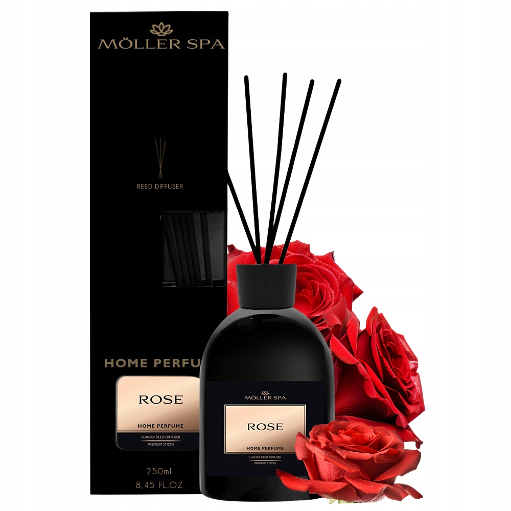 Levně Vůně Růže Růžová Růže Do Domácnosti Tyčinky Osvěžovač 250 ml Velká Objem