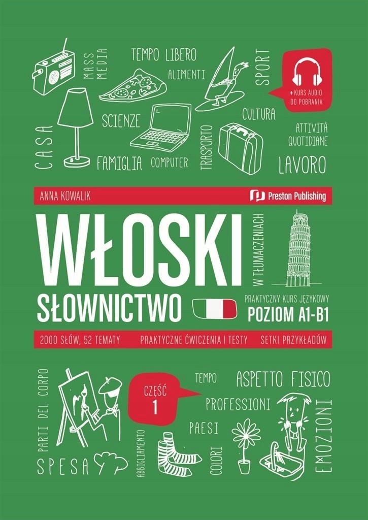 

Włoski W Tłumaczeniach. Słownictwo 1 (A1-B1) MP3