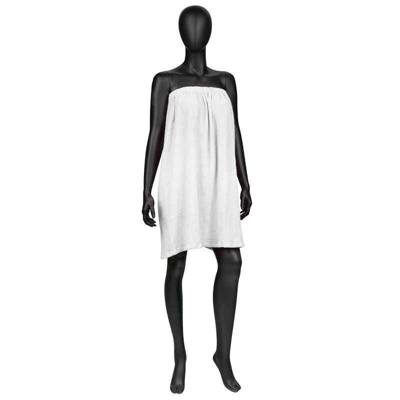 Bílá froté pláštěnka Activeshop č. 1