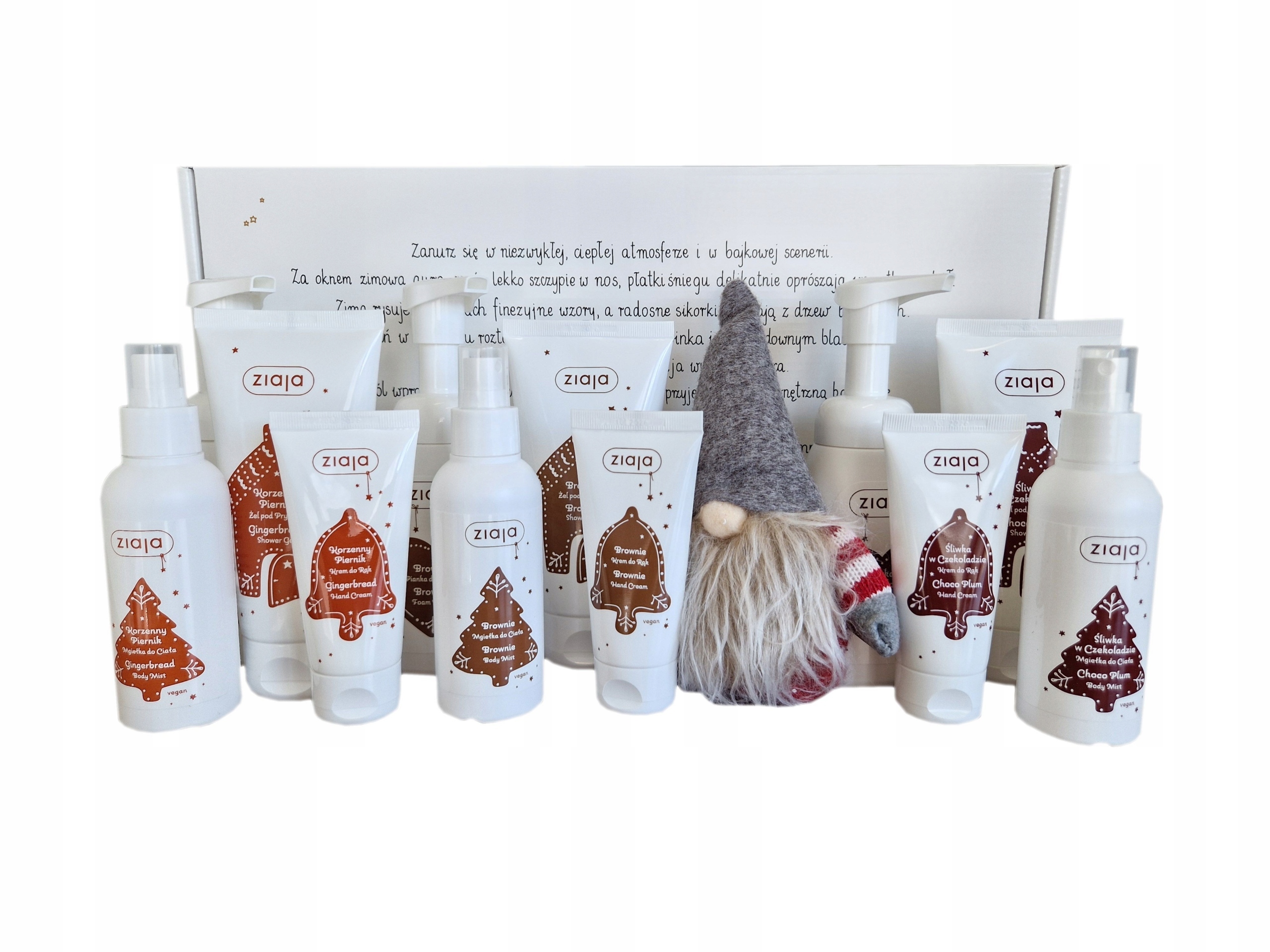 Duży zestaw prezentowy Śliwka Piernik Brownie Ziaja 2025