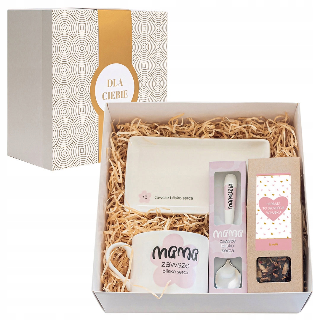 Dárek Pro Maminku Dárkový Koš Na Den Matek Lžička Hrnek S Gravírováním