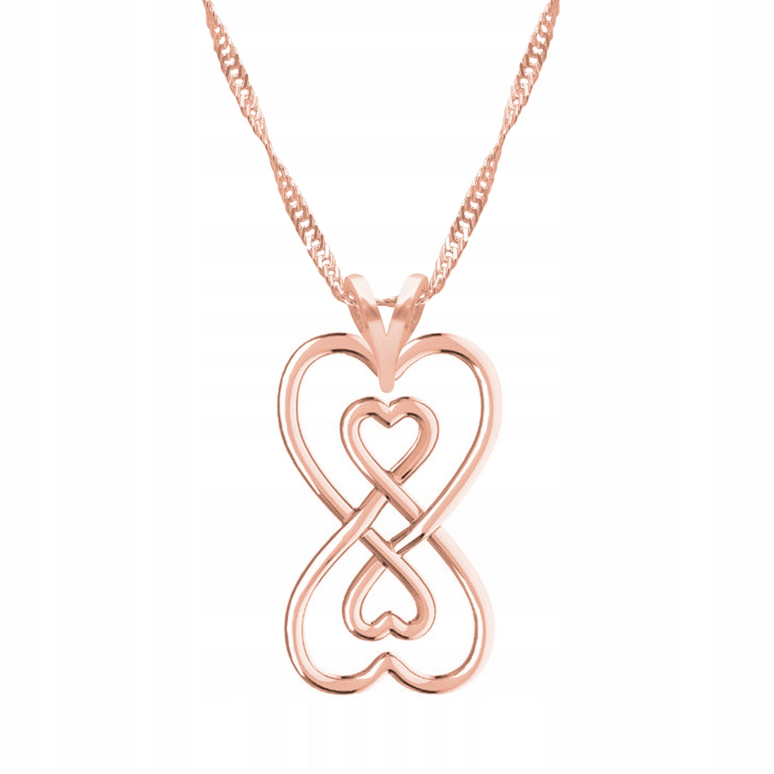 Pozlacený náhrdelník s nekonečnem Znamení nekonečna Stříbro 925