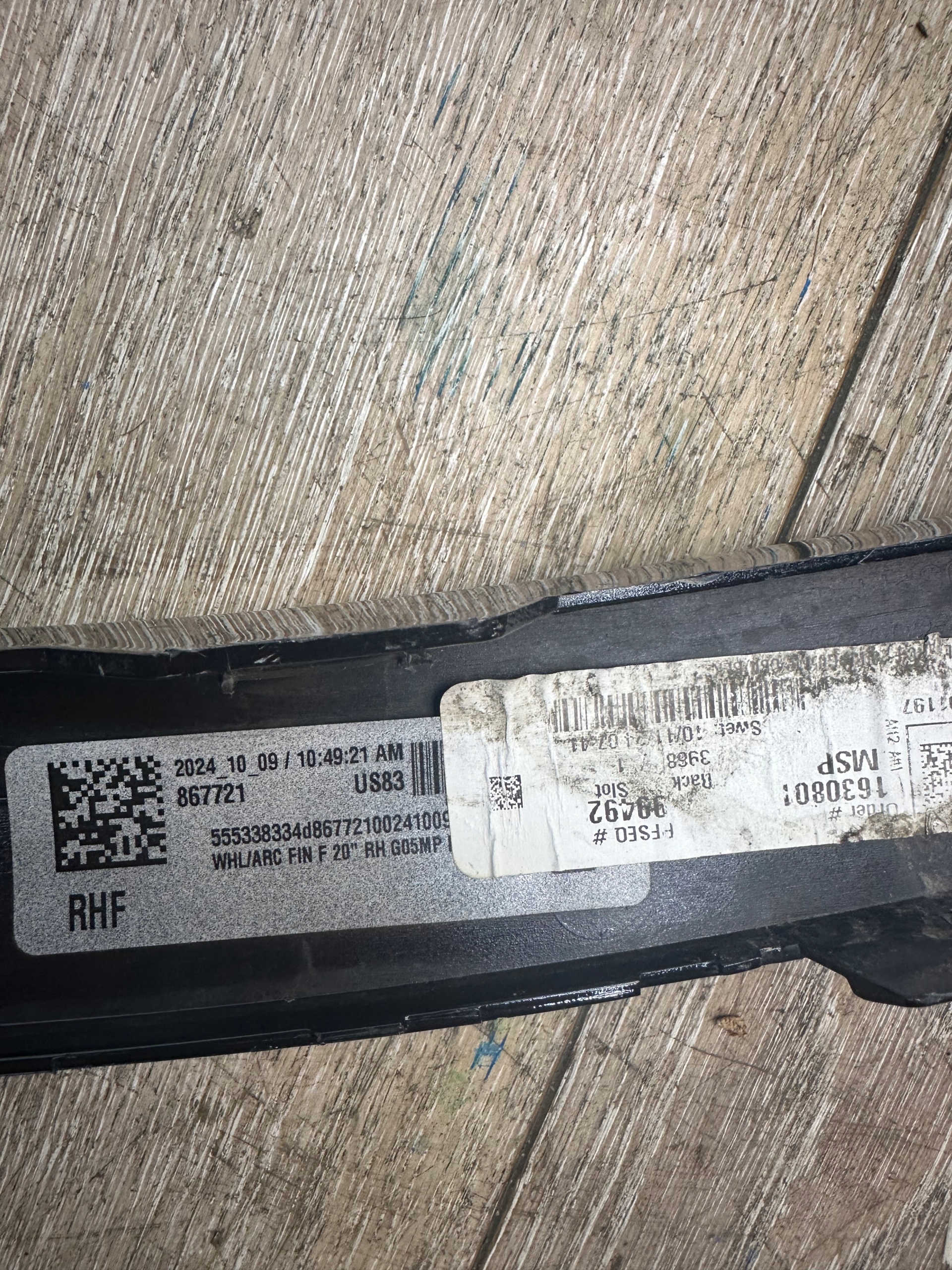 modanatura parafango sinistra posteriore BMW X5 GO5 m-packet 867721