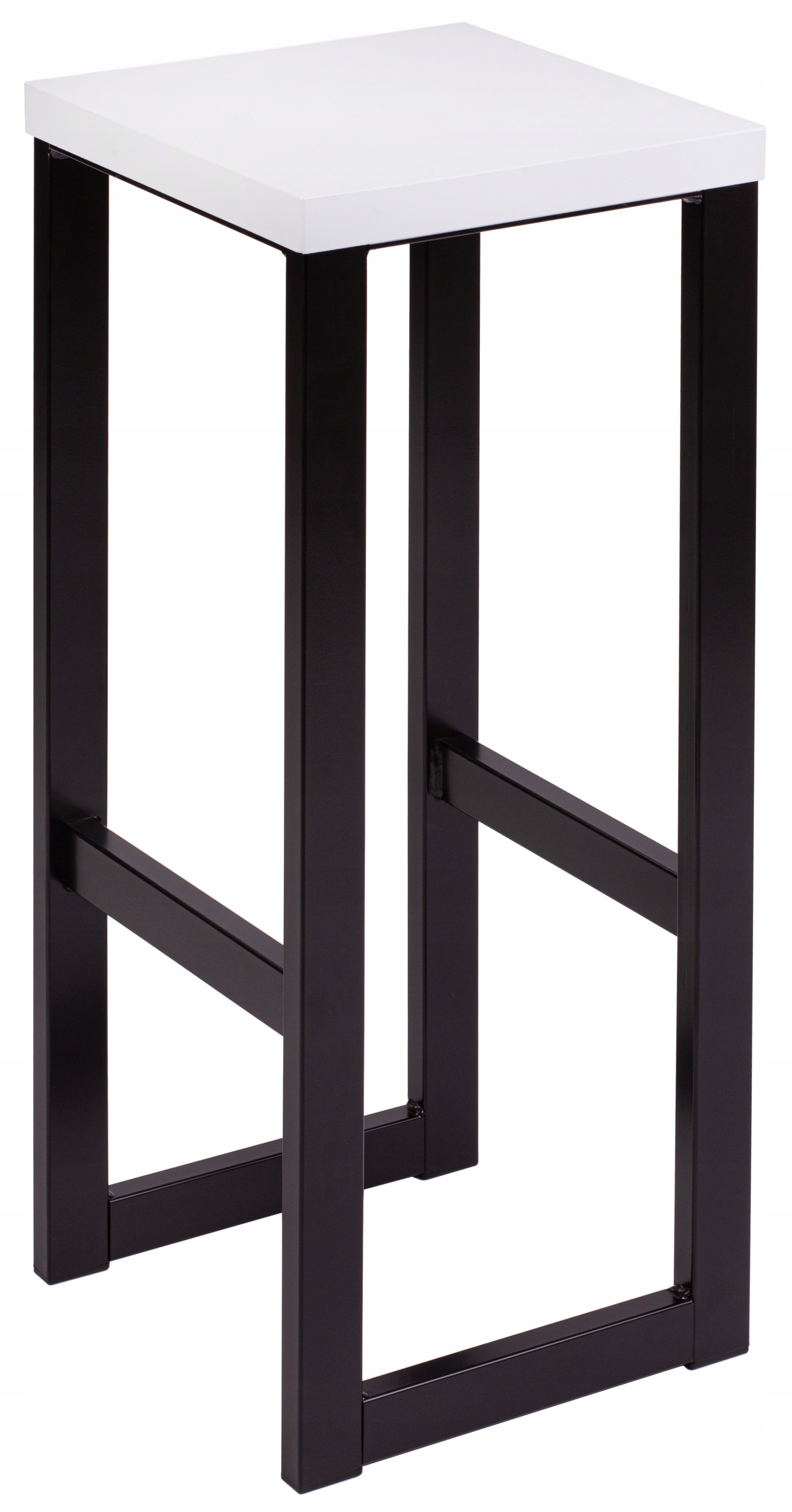 Barová Židle loft kov dřevo 76 cm – stolička, stolička