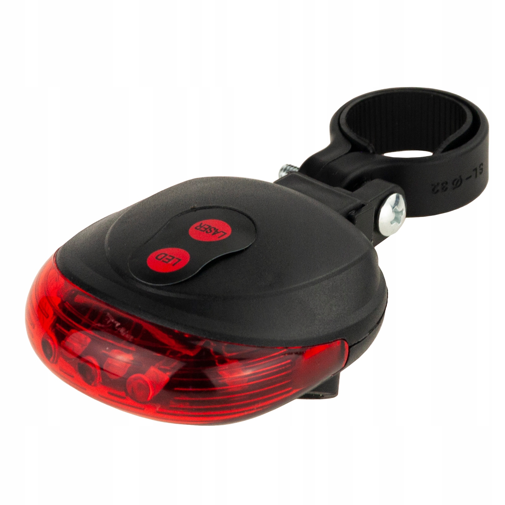 LAMPKA ROWEROWA TYLNA LASEROWA 5 LED LASER NA TYŁ LAMPKI OŚWIETLACZ DROGI Kod producenta 0000