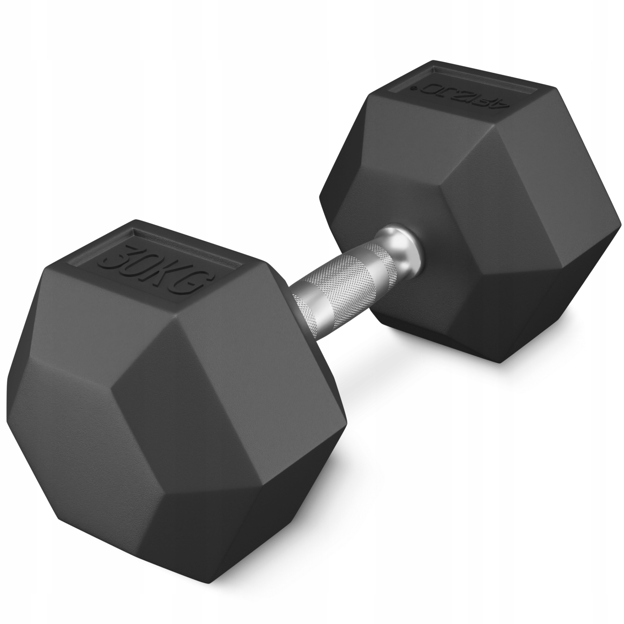 Činka Litinová Gumovaná Činka Hex Pevná Odolná 30kg