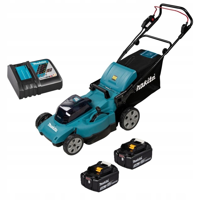 Makita Aku Kosiarka Lxt 2x18V 36V 48CM 62L 2x3Ah BL1830 DC18RC DLM480Z