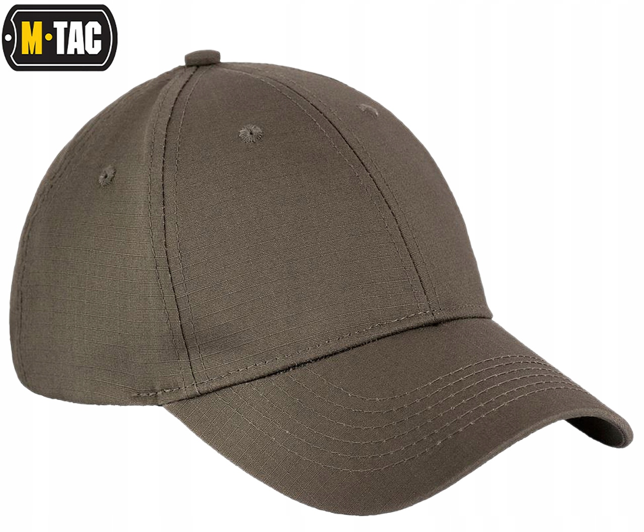 CZAPKA Z DASZKIEM MĘSKA BEJSBOLÓWKA M-TAC OLIVE Kolor zielony