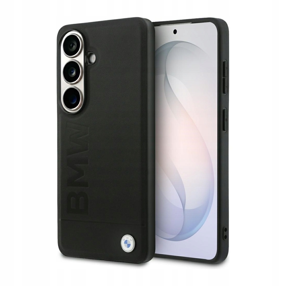 Pouzdro pro Samsung S26 Bmw Kožené s ražbou, černé