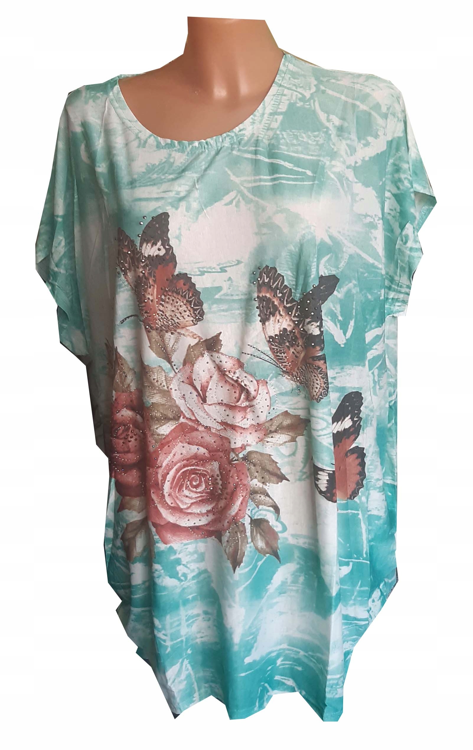 

Bluzka Tunika kobieca cyrkonie XL/XXL