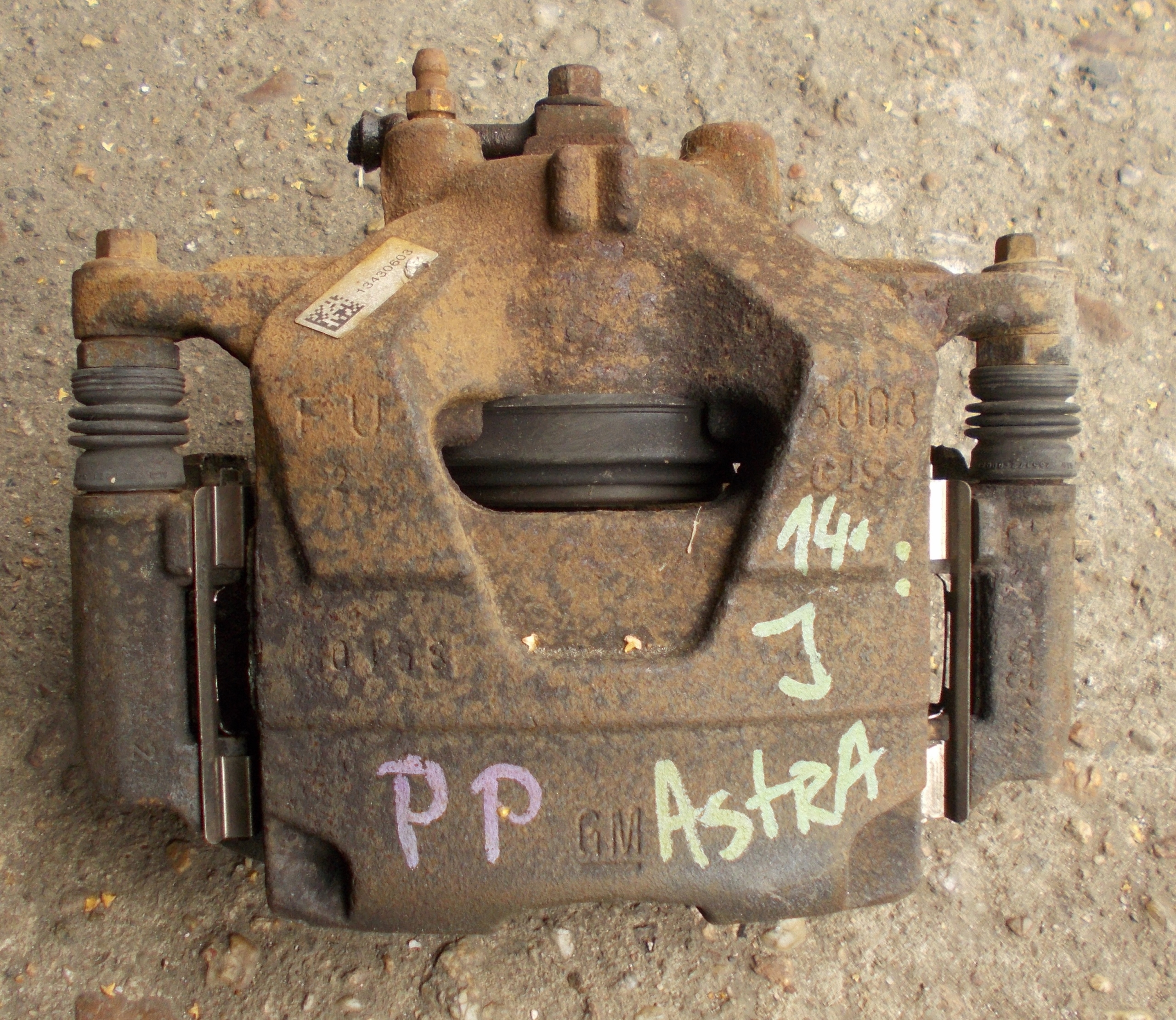 OPEL ASTRA J 1.7 CDTI 14R caliper brake right front 13430603