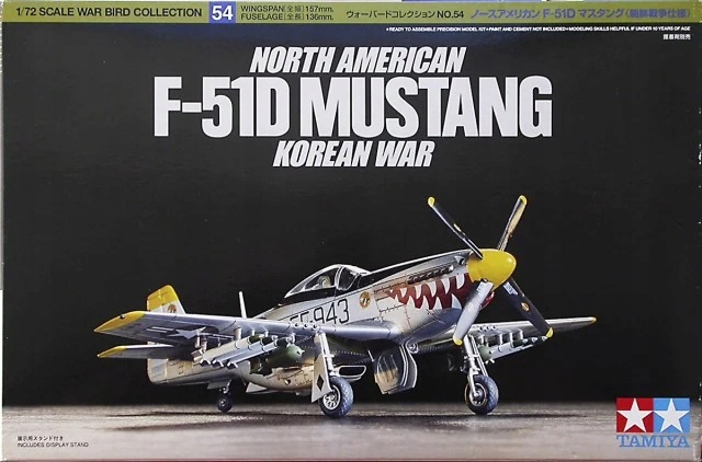 Tamiya 60754, Na F-51 Mustang, 1:72