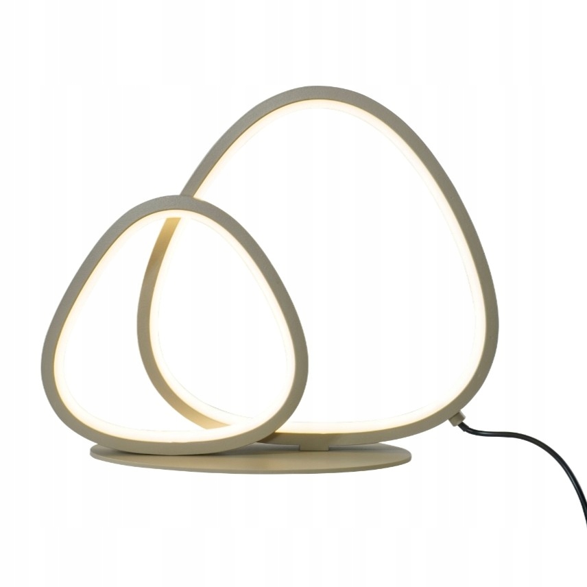 Led stolová lampa do obývačky nočná lampa do spálne kašmírová béžová Huron