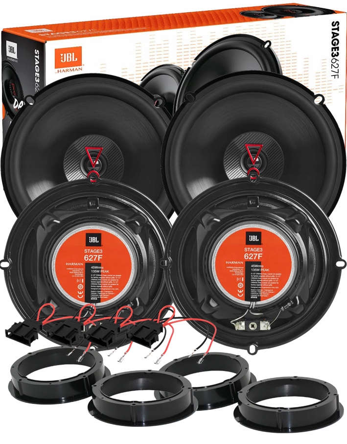 JBL STAGE3 627 GŁOŚNIKI SEAT ALTEA AROSA CORDOBA EXEO LEON TOLEDO 4 SZT