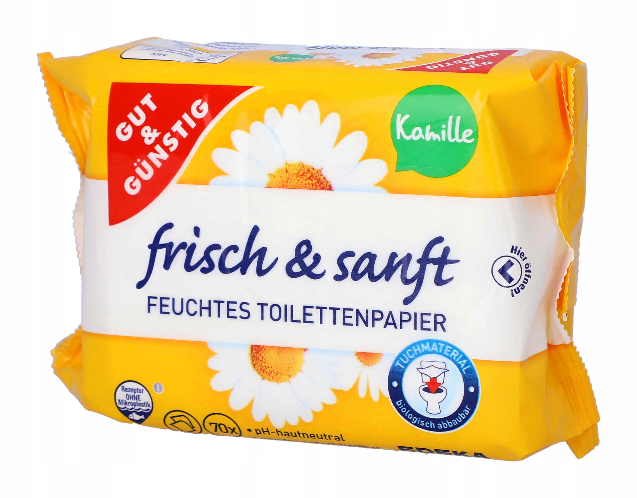 

Nawilżany Papier Toaletowy G&g Rumianek 70 szt