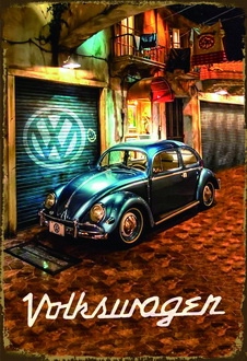 Tablica Ozdobna Blacha 20x30 cm Nie Wiem Nie Słyszałem Retro Vintage