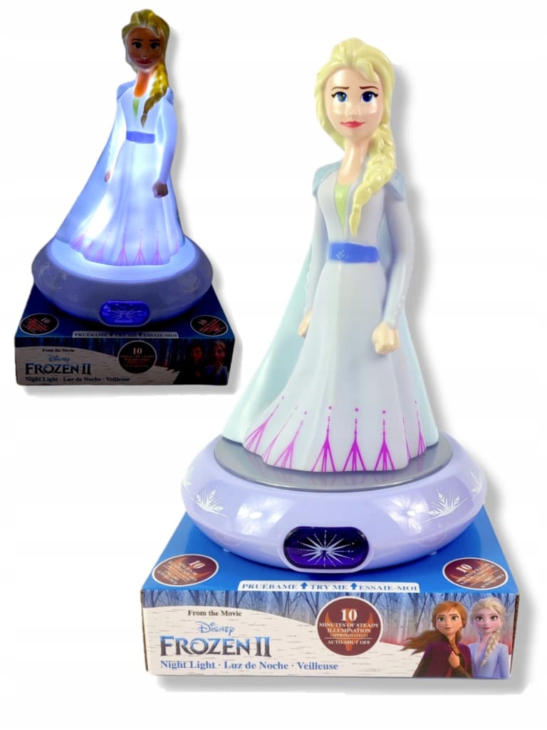 

Lampka nocna dziecięca figurka 3D Elza Kraina Lodu