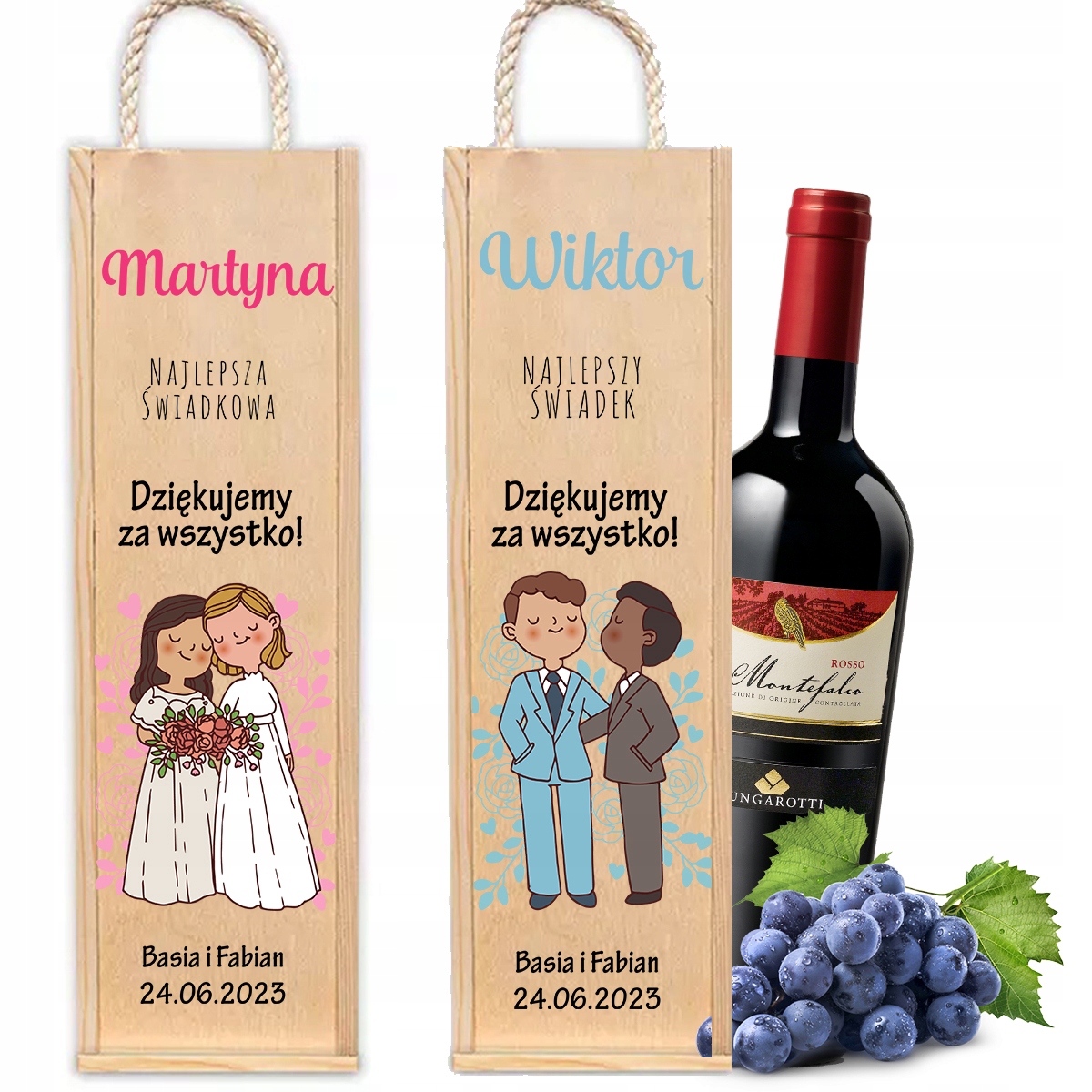 Skříňky Na Víno S Dárek Pro Svědky