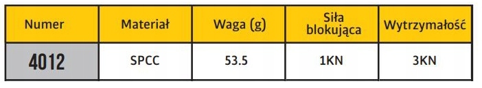 Zatrzask dociągający 4012 Marka ABB