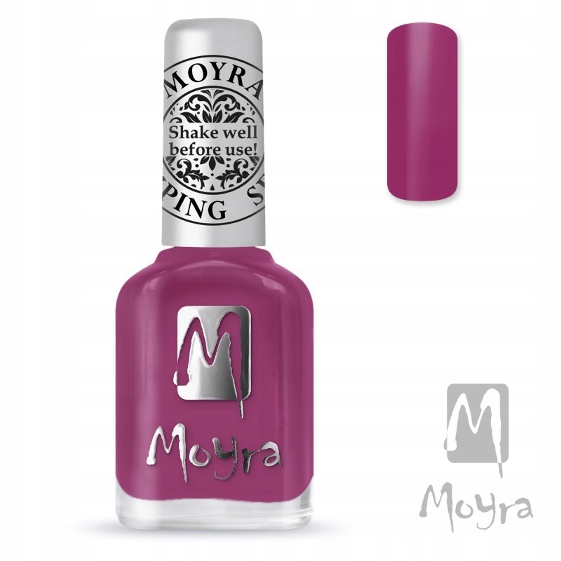 Moyra Lakier do stempli 39 Peony red 12 ml