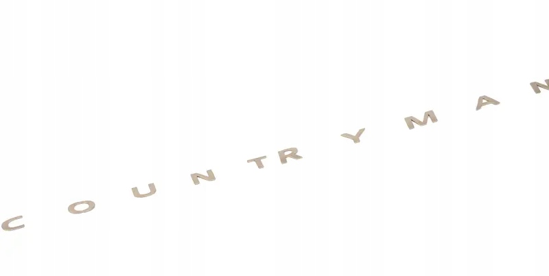 Emblemat tylny Contryman Mini Countryman U25 Oryginał