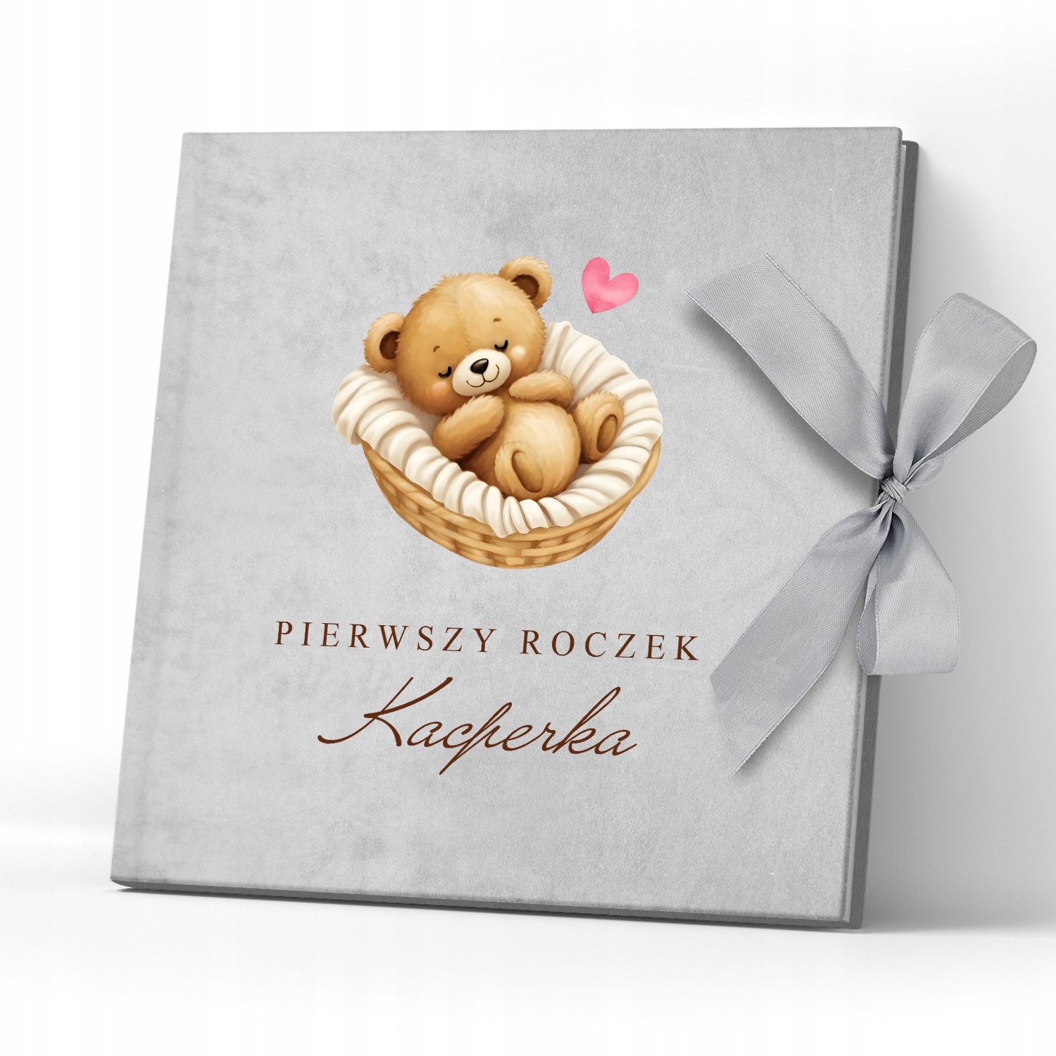 Album na zdjęcia welurowy dla Dziecka na Urodziny Roczek Grawer