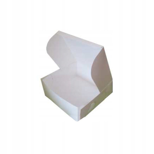 Krabička na cukrárske koláče biela jednorazová 28 x 28 x 12 cm 100 ks