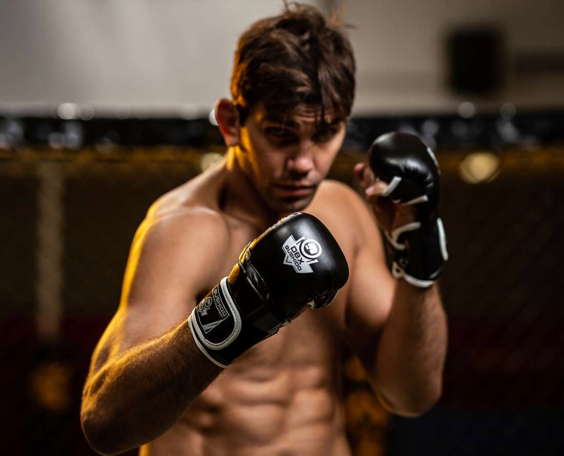 RĘKAWICE MMA SPARINGOWE USZTYWNIENIE NADGARSTKA WYPROFILOWANE BUSHIDO XL Rozmiar XL