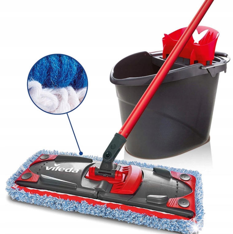Kbelík a mop Ultramax Microfibre&Cotton značky Vileda