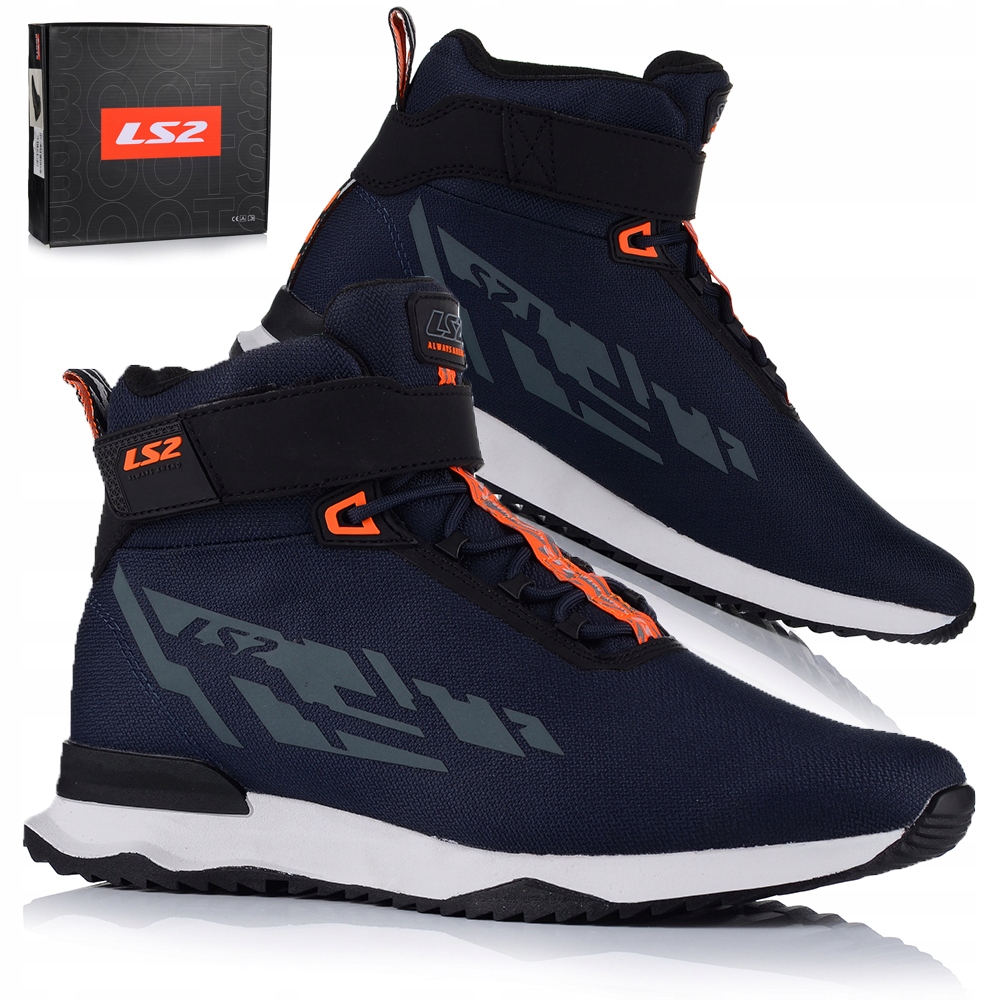 Motocyklové Topánky LS2 Acrux Blue Krátke Pánske Ventilované Turistické Topánky