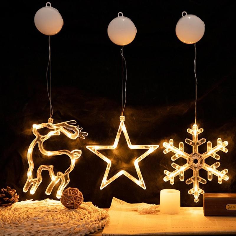 DZWONECZEK LED - ŚWIECĄCA OZDOBA NA BATERIE NA OKNO 3 TRYBY Kod producenta 99989ss