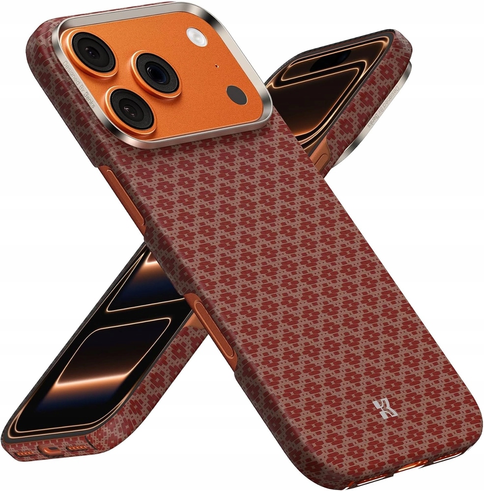 Pouzdro Benks Kevlar pro iPhone 17 Pro, MagSafe, Kevlar, pevná zadní kryt