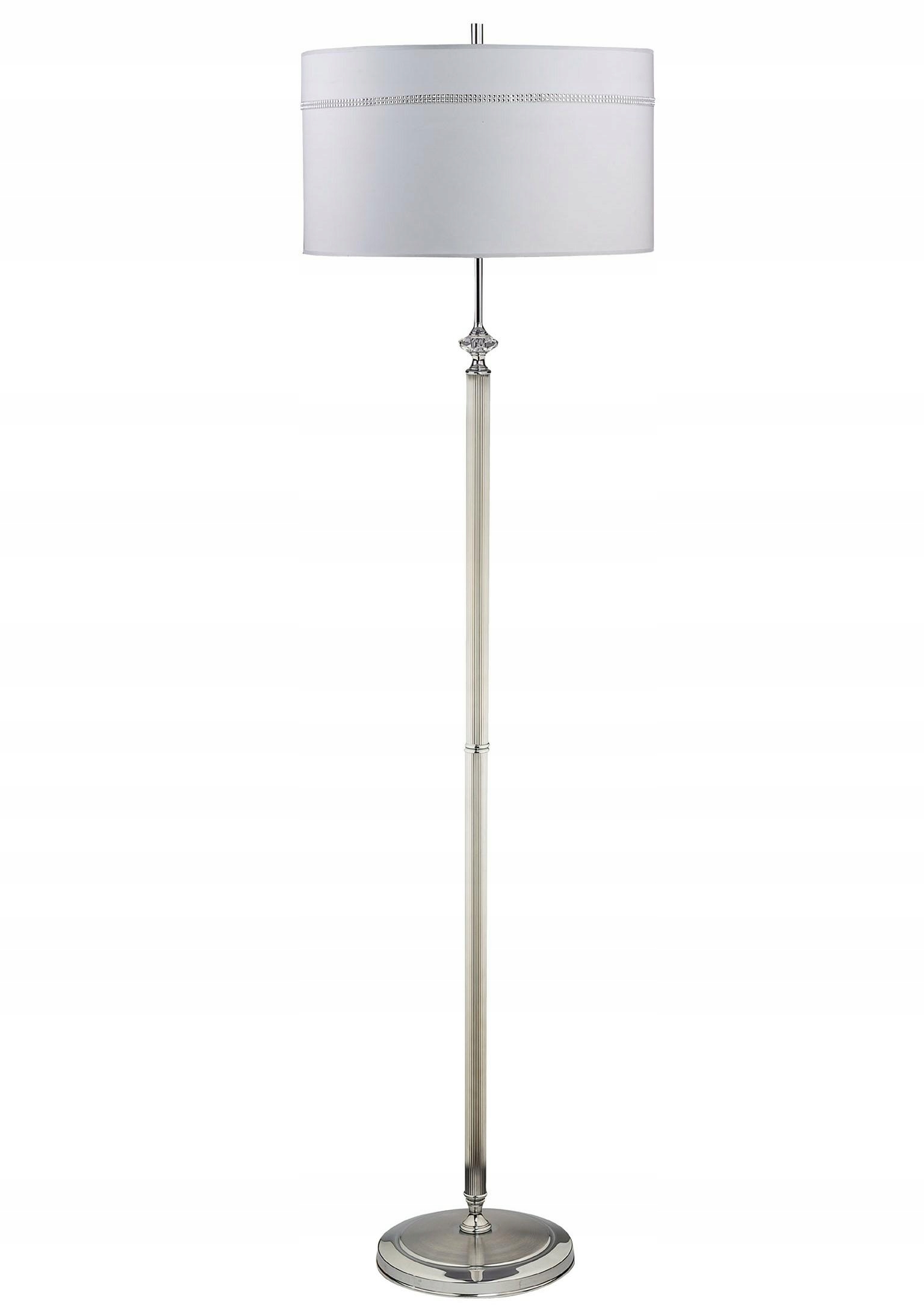 Podlahová lampa Julia II Strieborný šedý svietnik 3xE27 166 cm Stojacia lampa