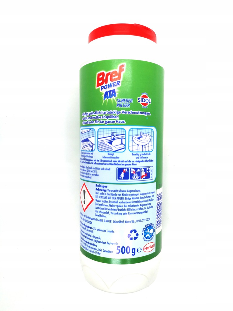 Bref Power ATA Proszek do Szorowania 500 g — 4