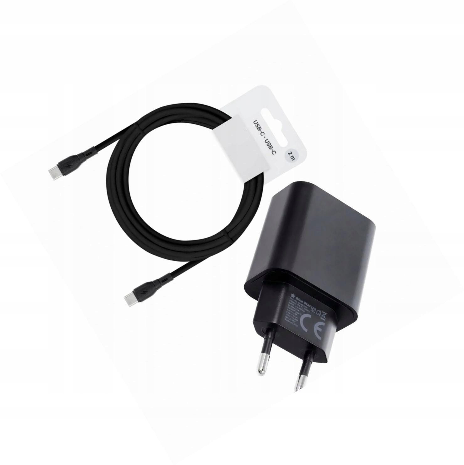 Ładowarka Usb-c Szybka 20W z długim kablem 2m do Motorola Edge 50 Pro 5G