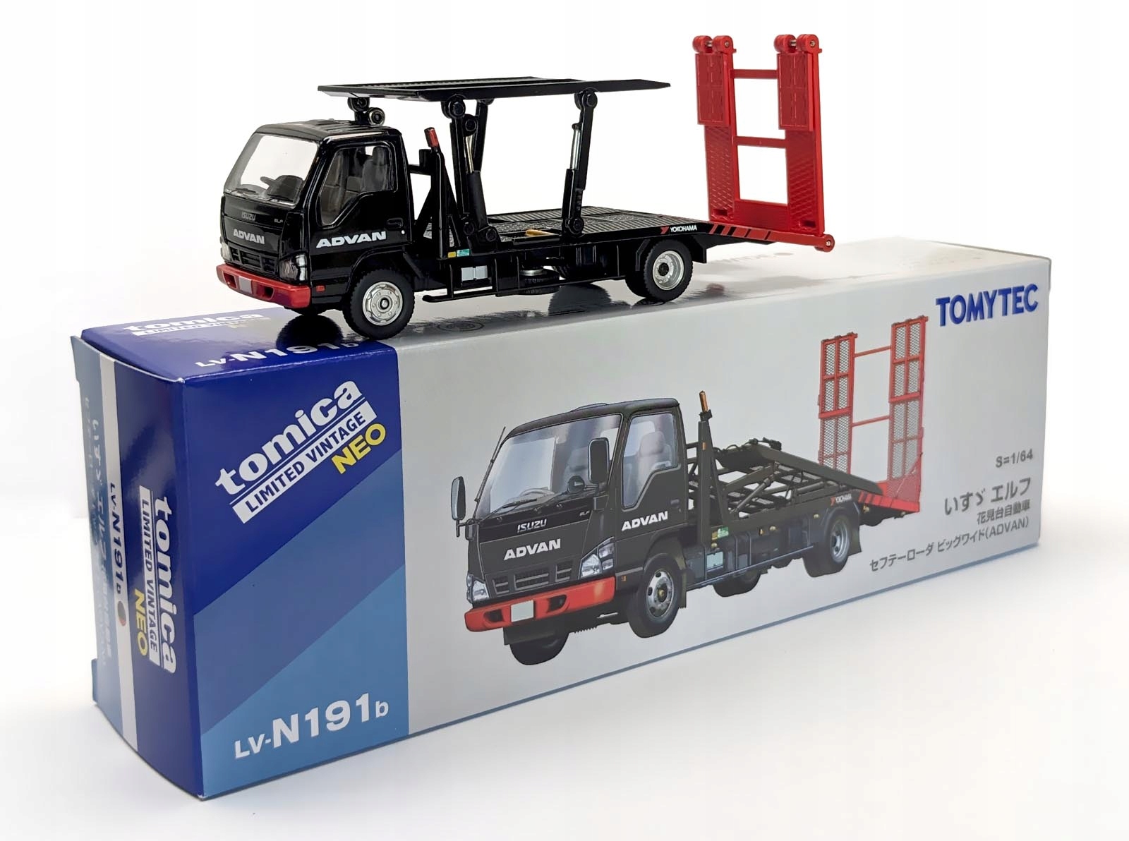 Tomica Isuzu Elf Safety Loader Big Wide LV-N191b Kovový